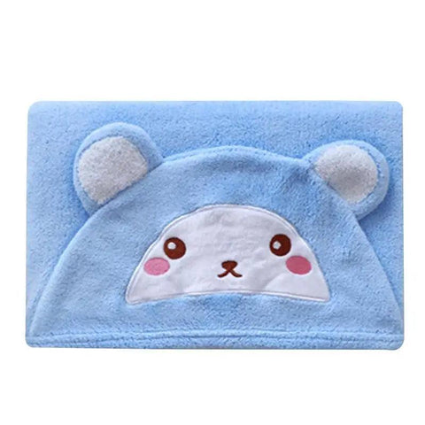 Cartoon Animal Baby Hooded Towels Fluffy Cuddly Blanket Bathrobe Ultra Absorbent Bath Towel With Ears For Babies Bathing