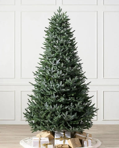 7ft Unlit European Silver Fir Artificial ChristmasTree, Christmas Decorations, Christmas Tree