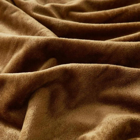 Velvet Burnt Orange Duvet Cover Queen Size, Soft Flannel Duvet Cover with Zipper Solid Breathable Silky Velour Comforter