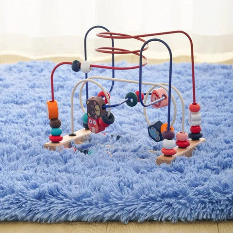 Large Area Rugs for Living Room Bedroom, Fluffy Kids Room Plush Shaggy Nursery Rug Furry Throw Carpets for Boys Girls