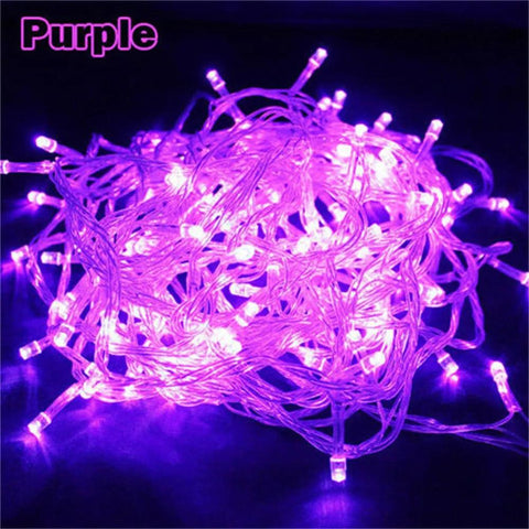 110 /220 V Outdoor 10M 100LED String Lights Garland  Waterproof Fairy Light Christmas Wedding Party Holiday Gardening Decoration