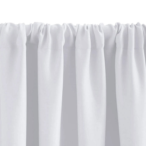 Solid Color High Precision Short Curtain Living Room Bedroom Kitchen Partition Curtain White 76*92cm Heavy Duty Shower Curtain