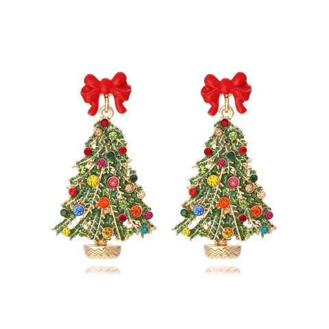 Sweet Christmas Gingerbread Man Earrings 2024 New Year Gifts