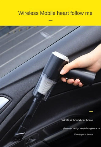 Mini Cyclone Portable High Power Wireless Car Vacuum Cleaner - Handheld Auto Vaccum for Car Cleaning with 9000pa Strong Suction