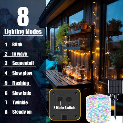 50/100/200/300LED Solar Light Outdoor Lamp String Lights For Holiday Christmas Party Waterproof Fairy Lights Garden Garland Lamp