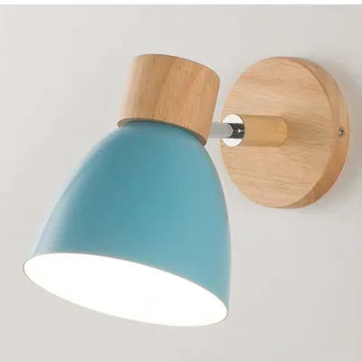 Macaroon 6 Color Steering Head E27 85-285V Nordic Wall Lights Bedside Wall Sconce Modern Wall Light for Bedroom Nordic