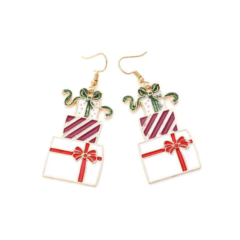 Sweet Christmas Gingerbread Man Earrings 2024 New Year Gifts