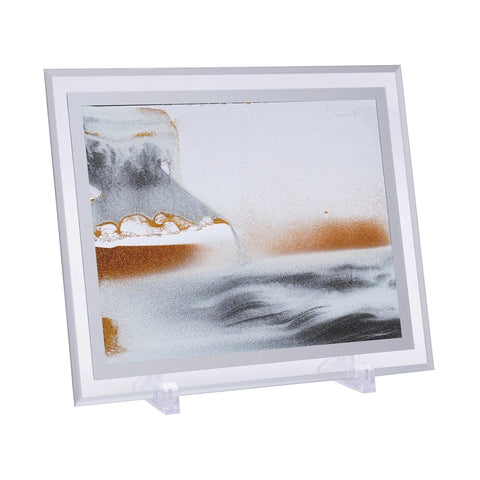 Liquid Moving Sand Art Picture Sandscapes & Landscapes In Motion Decorative Display Painting For Home & Office Desktop