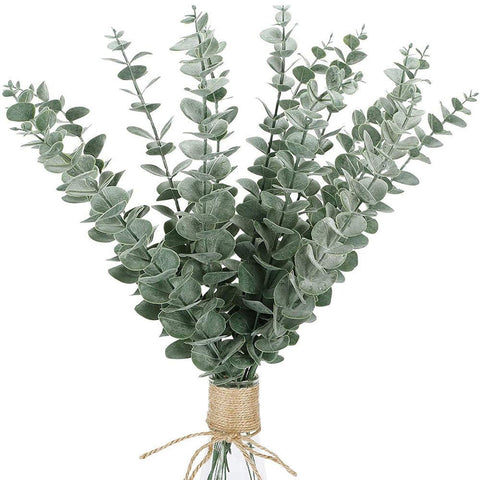 12 PCS Artificial Leaves Stems Faux Greenery Decor Branches Real For Floral Wisteria Garland Artificial Flowers Wisteria