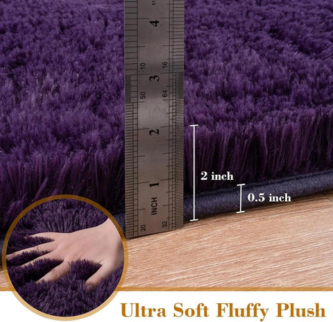 Fluffy Large Carpet for Living Room Decor Rugs Thick Plush Carpet For Bedroom Large Area Rug Crawling Mat For Baby Kids