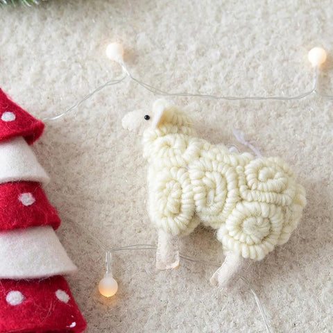 Christmas Sheep Pendant Merry Christmas Decor for Home 2023 Navidad Ornaments Christmas Tree Decor Xmas Gifts New Year 2024