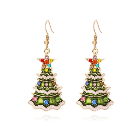 Sweet Christmas Gingerbread Man Earrings 2024 New Year Gifts