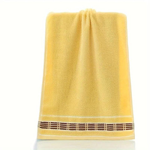 3pcs Towel, Thickened Soft Absorbent Skin-friendly Household Towel For Adult Couple Kids