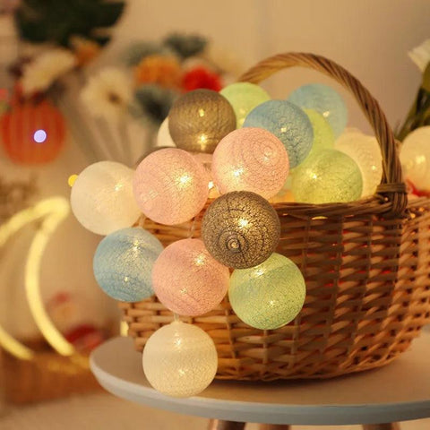 6CM Ball Light String Light For Party Wedding Home Decoration Diameter String Festival String Light