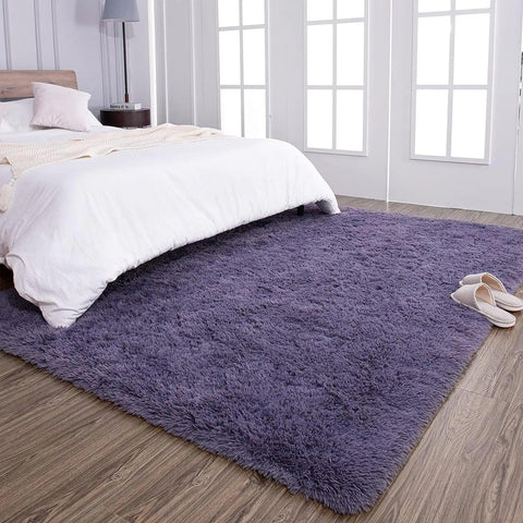 Fluffy Rugs for Bedroom Fuzzy Area Rugs for Living Room Soft Kids Carpet Non Slip Rugs for Hardwood Floors Room Decor