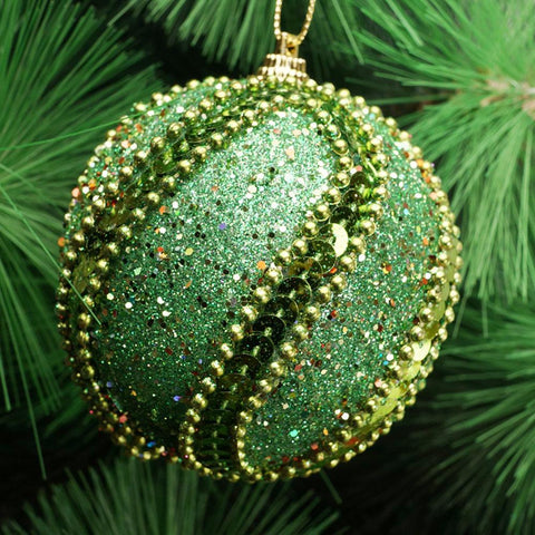 Sequins Ball Christmas Supplies Rhinestone Glitter Baubles Balls Xmas Tree Decor Ornament Christmas Decorations