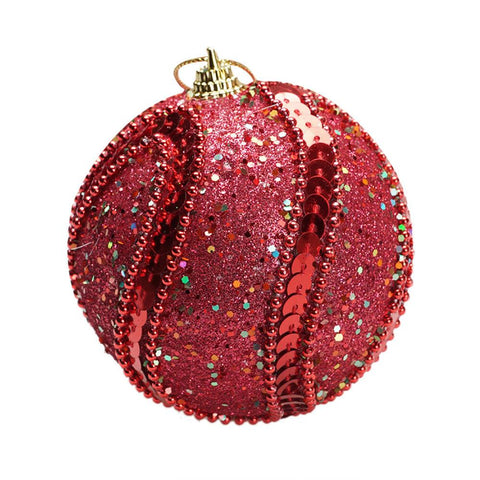 Sequins Ball Christmas Supplies Rhinestone Glitter Baubles Balls Xmas Tree Decor Ornament Christmas Decorations