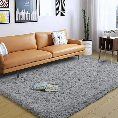 Fluffy Rug Indoor Plush Soft Carpet for Living Room Anti-Skid Durable Area Rug for Girls Bedroom Kids Room Carpets