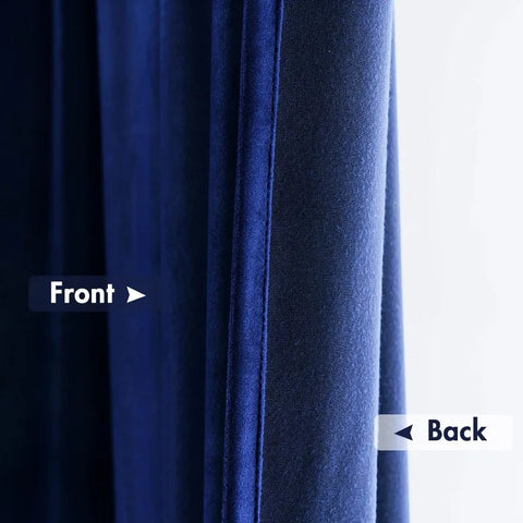 Curtains Thermal Insulated Blackout Curtain Drapes for Bedroom Living Room Darkening  Long Curtains Panels Rod Pocket Set of 2