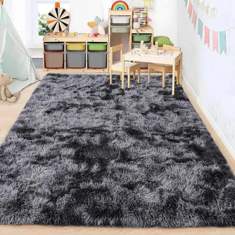 Large Area Rugs for Living Room Bedroom, Fluffy Kids Room Plush Shaggy Nursery Rug Furry Throw Carpets for Boys Girls