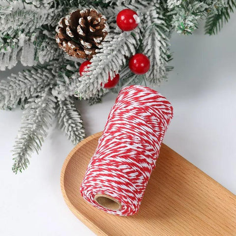 Christmas Wrapping String Rope Merry Christmas Decoration For Home 2024 Navidad Natal Noel Gift Box Packaging Rope New Year 2025