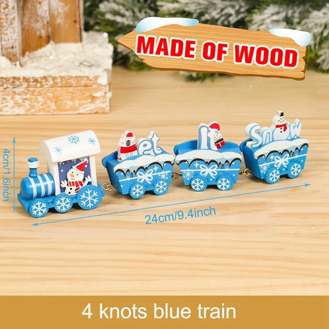 Christmas Train Merry Christmas Decorations For Home 2024 Cristmas Ornament Xmas Navidad Noel Gifts Happy New Year 2025 Gifts