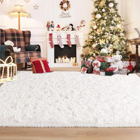 Large Area Rugs for Living Room Bedroom, Fluffy Kids Room Plush Shaggy Nursery Rug Furry Throw Carpets for Boys Girls