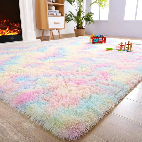 Home Large Size Plush Carpets for living room Children Bedroom Rug Decoration Thicken Rugs Play Mat for Girls Room Kids