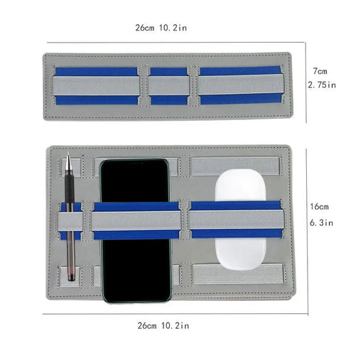 Electronic Accessories Organizer Adhesive Portable Tech Organizer For Laptops Cables Backpacks Electronic Accessories Organizer