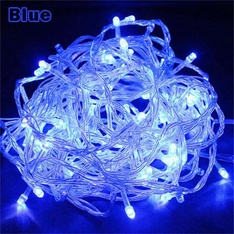 110 /220 V Outdoor 10M 100LED String Lights Garland  Waterproof Fairy Light Christmas Wedding Party Holiday Gardening Decoration