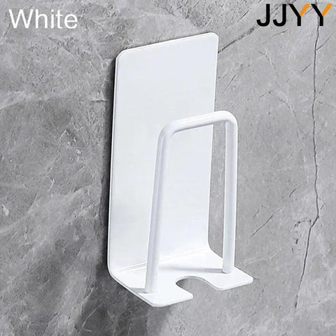 JJYY Toothbrush Holder Cup Holder Creative Traceless Stand Rack Toothbrush Holder Stainless Steel Bathroom Accessories