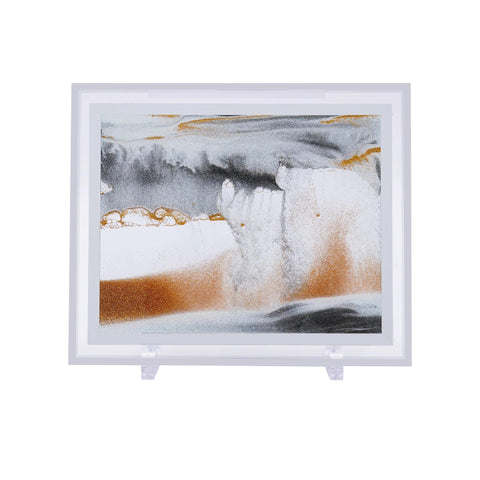 Liquid Moving Sand Art Picture Sandscapes & Landscapes In Motion Decorative Display Painting For Home & Office Desktop