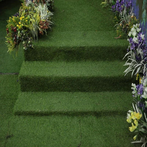 Realistic Grass Rug Indoor Outdoor Grass Mat Artificial Grass Turf Fake Grass for Garden Lawn Landscape Balcony DecorationS