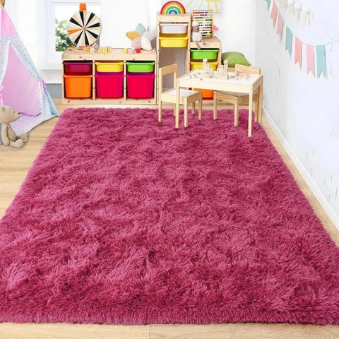 Large Area Rugs for Living Room Bedroom, Fluffy Kids Room Plush Shaggy Nursery Rug Furry Throw Carpets for Boys Girls