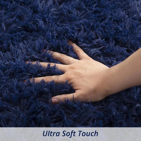 Shaggy Area Rug 9x12 Feet, Ultra Fuzzy Large Plush Faux Fur Carpet for Living Room Bedroom, Non-Skid Fuzzy Rug