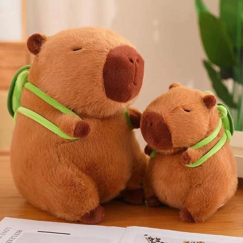 23cm Capybara Plush Simulation Capibara Anime Fluffty Toy Cute Doll Stuffed Animals Soft Doll Plush Christmas Thanksgiving Gifts