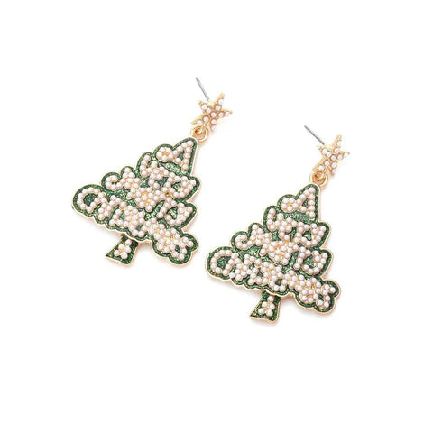 Sweet Christmas Gingerbread Man Earrings 2024 New Year Gifts