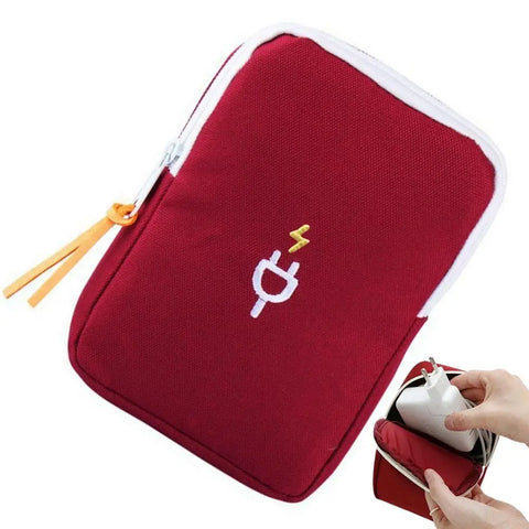 Electronics Travel Organizer Waterproof Tech Accessories Travel Case Pouch Charger Case For Cable Charging Cords Charger Phone