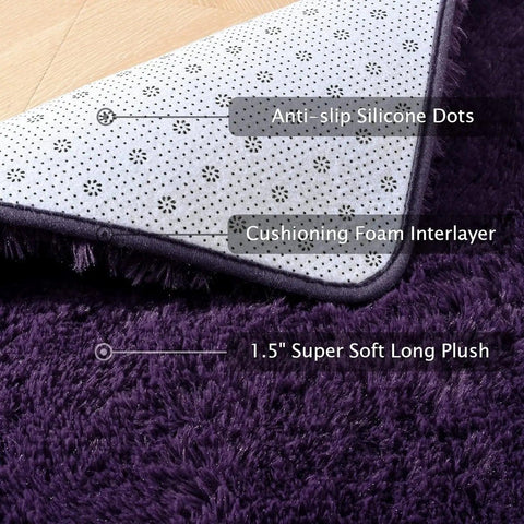 Fluffy Large Carpet for Living Room Decor Rugs Thick Plush Carpet For Bedroom Large Area Rug Crawling Mat For Baby Kids