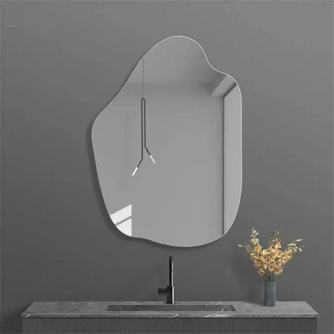 Irregular Mirror Nordic Bathroom Acrylic Wall Decorative Mirrors Shatterproof Cloud Shape Wall Mirror Stickers Home Decoration