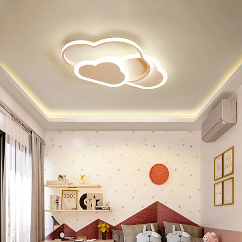 Cloud LED Ceiling Lamp 22" Modern Minimalist Lighting 52cm for Living Room Children's Room Bedroom