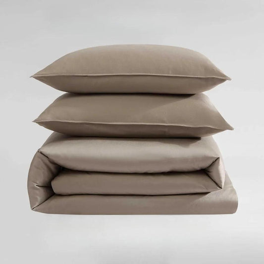 Cover Set, Organic Cotton Satin Bedding, 100% Cotton Luxurious and Soft Home Decoration Easy To Care for Home Textile