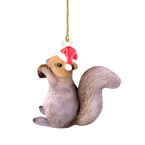 Merry Christmas Animal Acrylic Pendant Christmas Decorations For Home Christmas Ornament Xmas Happy New Year