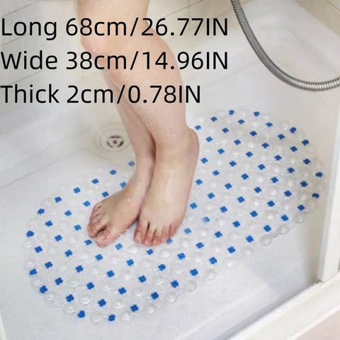 PVC Waterproof Bathroom Bath Mat Non Slip