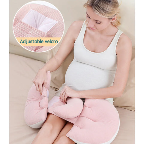 PANGDUBE Pregnancy Waist Support Pillow for Pregnant Women Sleeping Body Pillow Care for Pregnancy Cushion Adjustable Length