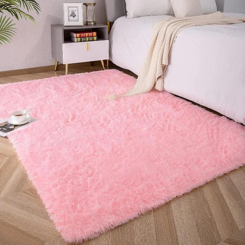 Large Area Rugs for Living Room Bedroom, Fluffy Kids Room Plush Shaggy Nursery Rug Furry Throw Carpets for Boys Girls