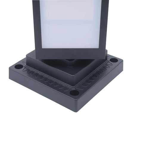 Solar Outdoor LED Lights with Cool Lighting and IP65 Waterproof  Decorate Garden Patio Porch Etc  ABS Shell Lens Black