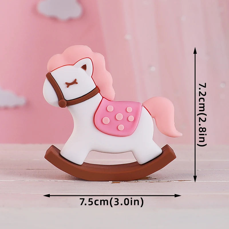 Unicorn Theme Cake Topper Happy Birthday Rainbow Stars Girl Birthday Baby Shower Party  Cake Decoration for Girl's 16th Birthday