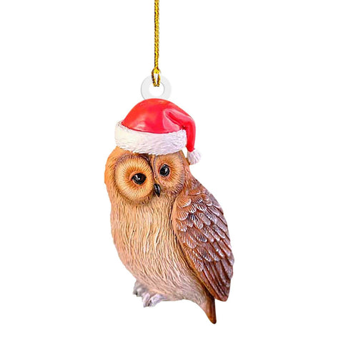 Merry Christmas Animal Acrylic Pendant Christmas Decorations For Home Christmas Ornament Xmas Happy New Year