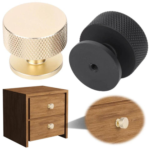 10 PCS Drawer Knobs Single Hole Multiple Furniture Knobs Knurled Cabinet Door Knobs and Handles Drawer Pulls for Drawer Cupboard